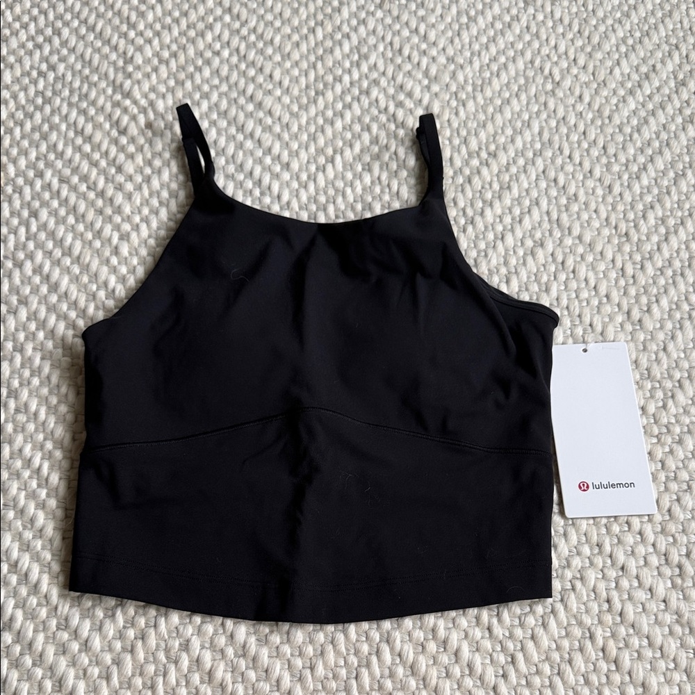 lululemon wunder under cropped tank B/C